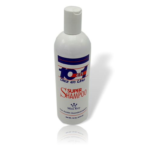 10 EN 1 Super Shampoo -Miss Key- 16 oz