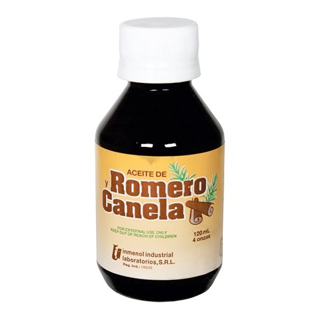 Aceite De Romero & Canela, 4 oz