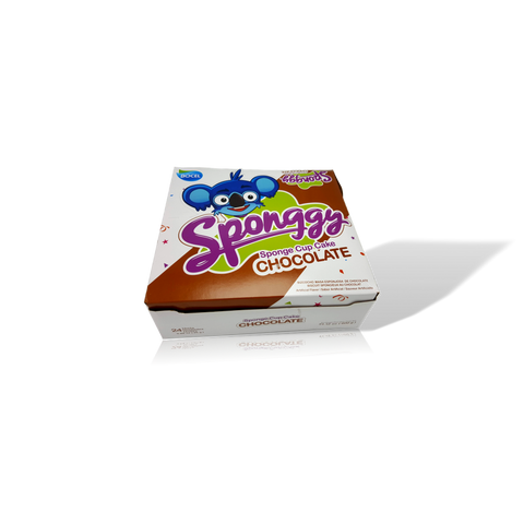 Sponggy Bizcocho Masa  Esponja de Chocolate 24 units 25g (Total 600g)