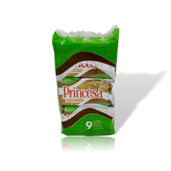 Galletas Princesa Club Crackers Integral | 9 Paquetes de 34g |