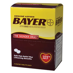 Bayer Aspirin 325mg 50/2's