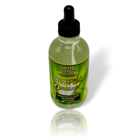 Crecepelo Gotero fitoterapeutico natural 4 oz