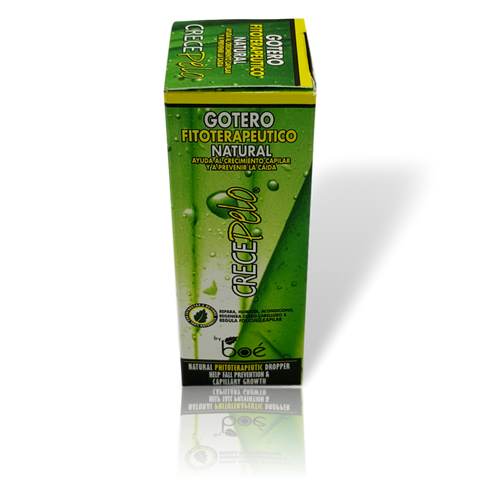 Crecepelo Gotero fitoterapeutico natural 4 oz