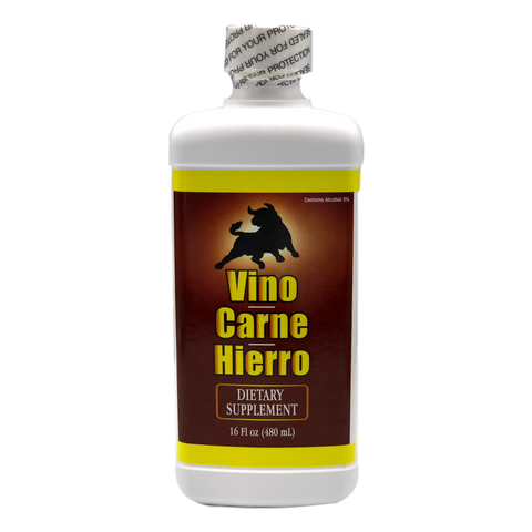 Vino Carne Hierro Suplemento Nutricional 16oz