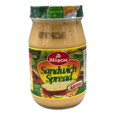 Baldom Sandwich Spread Aderezo 16oz