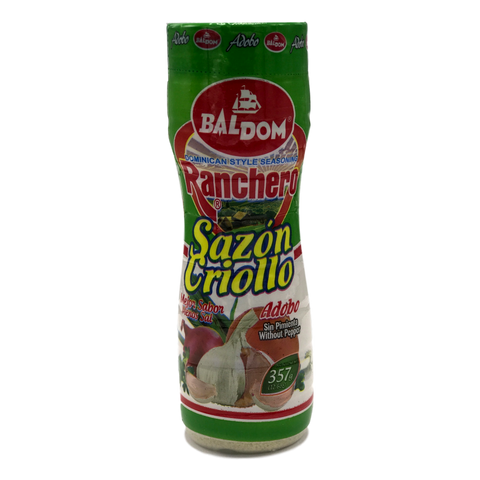 Baldom Ranchero Sazon Criollo sin Pimienta 12.2oz