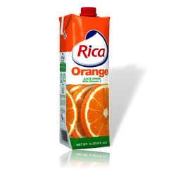 Jugo de Naranja Rica 1 lt con Vitamina C (33.8 fl oz)