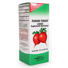 Rabano Yodado Syrup, 8 fl oz