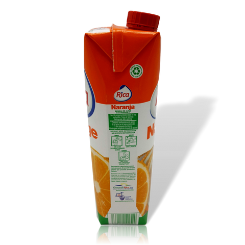 Jugo de Naranja Rica 1 lt con Vitamina C (12 Pack)