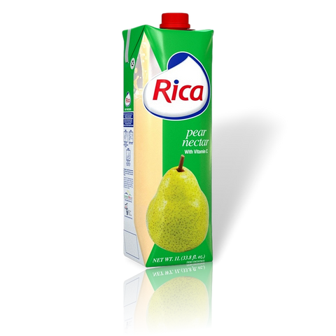 Nectar de pera Rica 1 Lt con vitamina C (12 Pack)