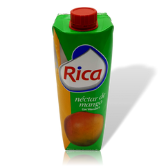 Nectar de mango Rica 1 Lt con vitamina C (12 Pack)