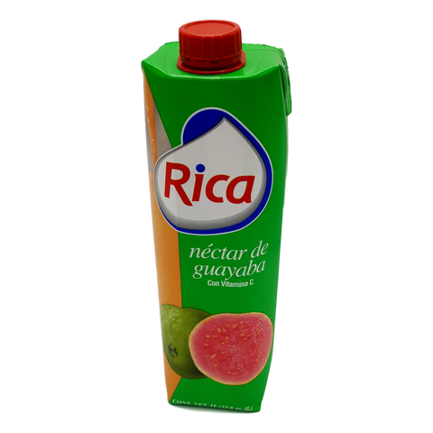 Nectar de Guayaba Rica 1 Lt con vitamina C (12 Pack)