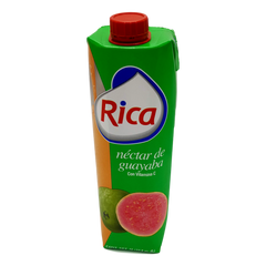 Nectar de Guayaba Rica 1 Lt con vitamina C (12 Pack)