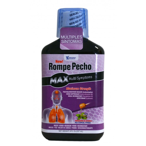 Jarabe Rompe Pecho MAX Multisintomas 8 oz -Eficient-