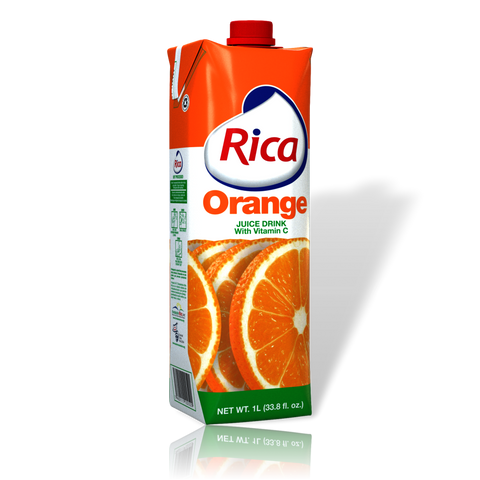 Jugo de Naranja Rica 1 lt con Vitamina C (33.8 fl oz)