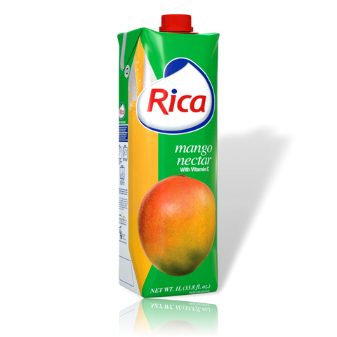 Nectar de mango Rica 1 Lt con vitamina C (33.8 fl oz)