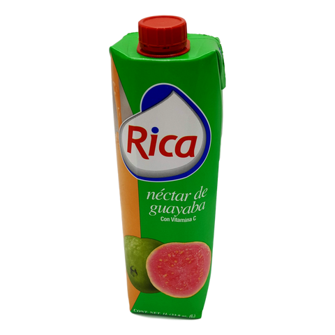 Nectar de Guayaba Rica 1 Lt con vitamina C (33.8 oz)