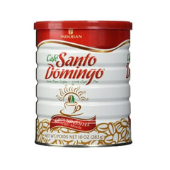 Santo Domingo 100% Puro cafe molido en lata de 10 Oz. empacado al vacio