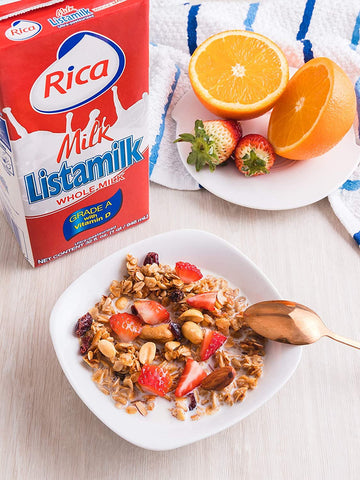 RICA Listamilk Whole Milk With Vitamin D 1Qt (4 Pack)